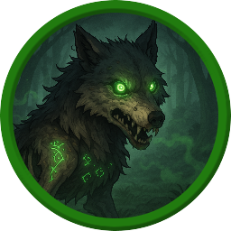 Undead Wolf Token